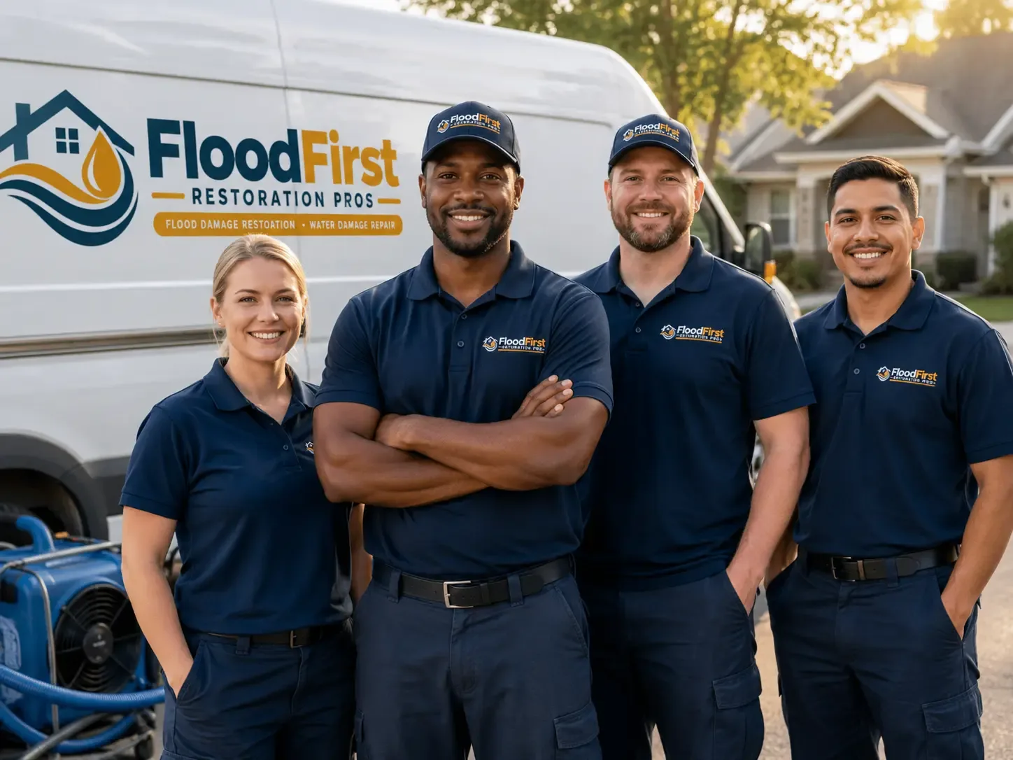Flood Damage Restoration company in Florien, LA